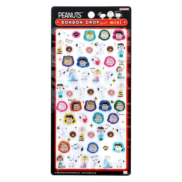 スヌーピー ボンボンドロップシール ミニ (スヌーピー&フレンズ)