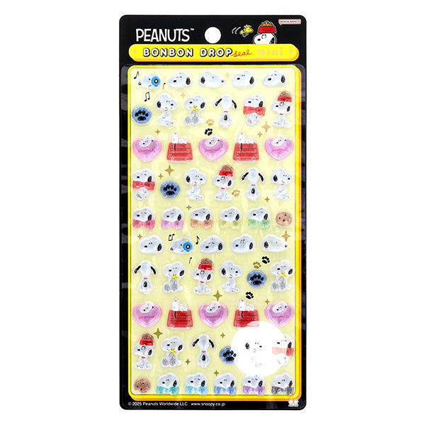 ボンボンドロップシール ミニ 新作　ディズニー スヌーピー　12種類　コンプ スヌーピー】ボンボンドロップシールmini 12月発売の新作全4種まとめ