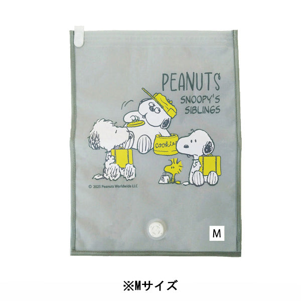 スヌーピー 厚手衣類圧縮袋 M・Lサイズ2枚セット (ブラザーズ)
