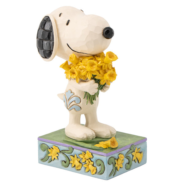 PEANUTS JIM SHORE フィギュア A Bouquet of Happiness