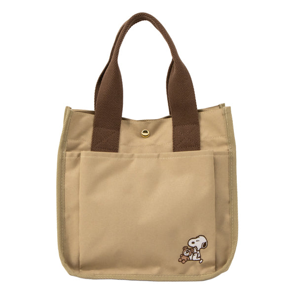 スヌーピー ポケットいっぱいミニトート (スヌーピーとくま)