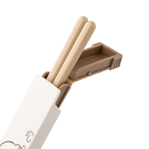 スヌーピー はし&はしケース スライド式 (ぎゅっとよりあう)