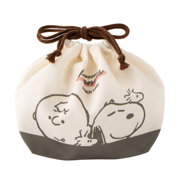 スヌーピー ランチ巾着 (ぎゅっとよりあう)