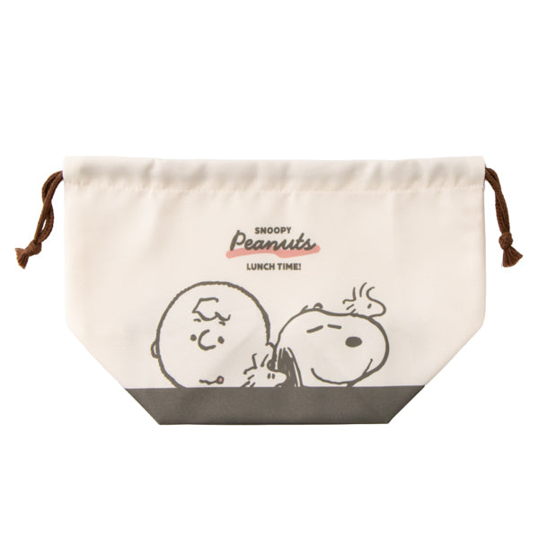 スヌーピー ランチ巾着 (ぎゅっとよりあう)