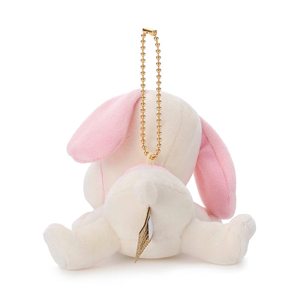 スヌーピー Cacao すやすやフレンド ボールチェーンマスコット スヌーピー (ホワイト&ストロベリー)