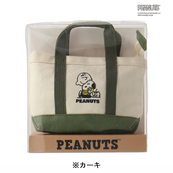 スヌーピー キャンバストート風ミニポーチ