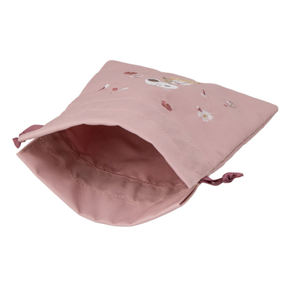 スヌーピー 巾着 (ピンク/ふんわりさくらシリーズ)