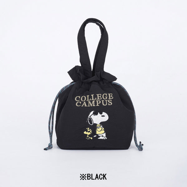 スヌーピー 保冷巾着トート (S)