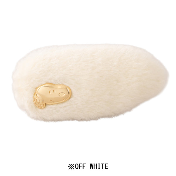 スヌーピー ファー前髪クリップ