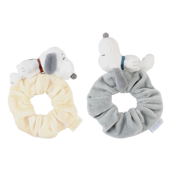 スヌーピー マスコットつきシュシュ