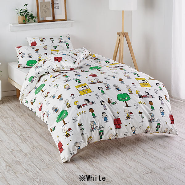 スヌーピー 掛けふとんカバー (総柄/ピーナッツ・ギャング)