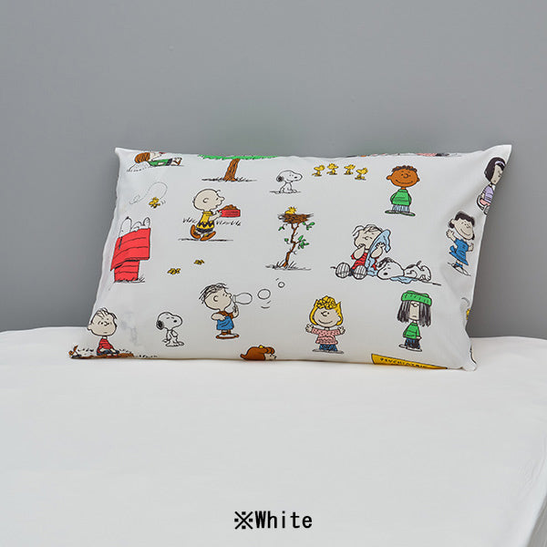 スヌーピー ピローケース (総柄/ピーナッツ・ギャング)