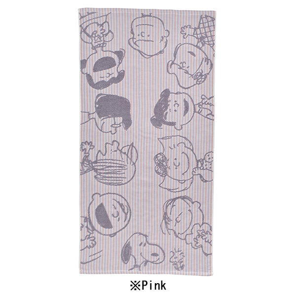 スヌーピー ガーゼバスタオル (Smile)