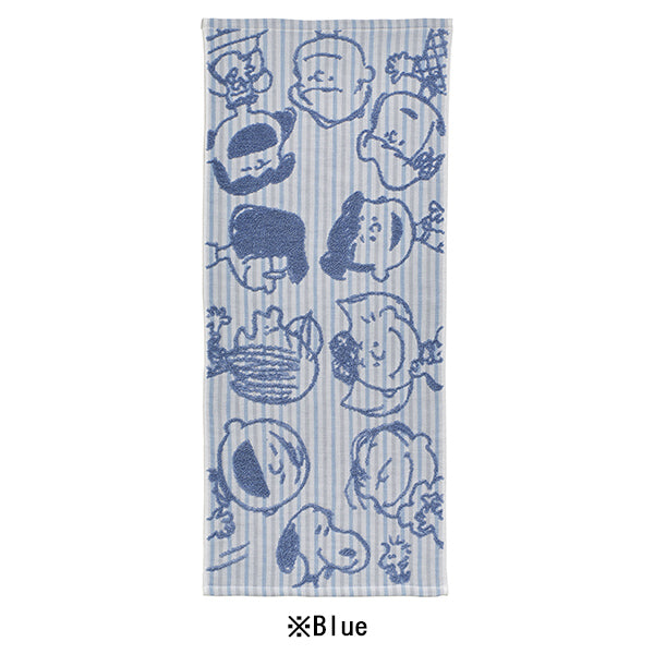 スヌーピー ガーゼフェイスタオル (Smile)