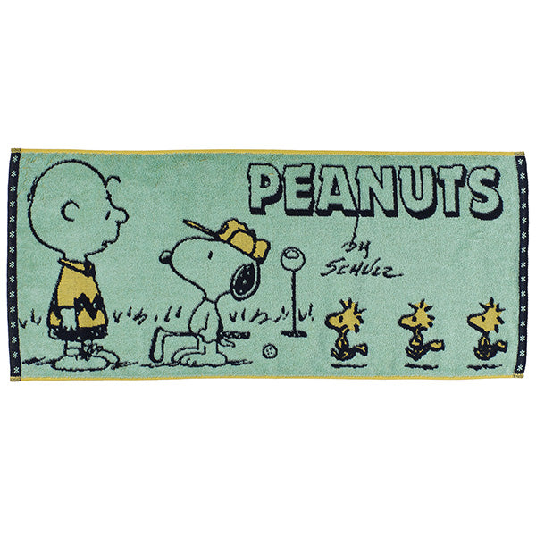 スヌーピー フェイスタオル (ゴルフ)
