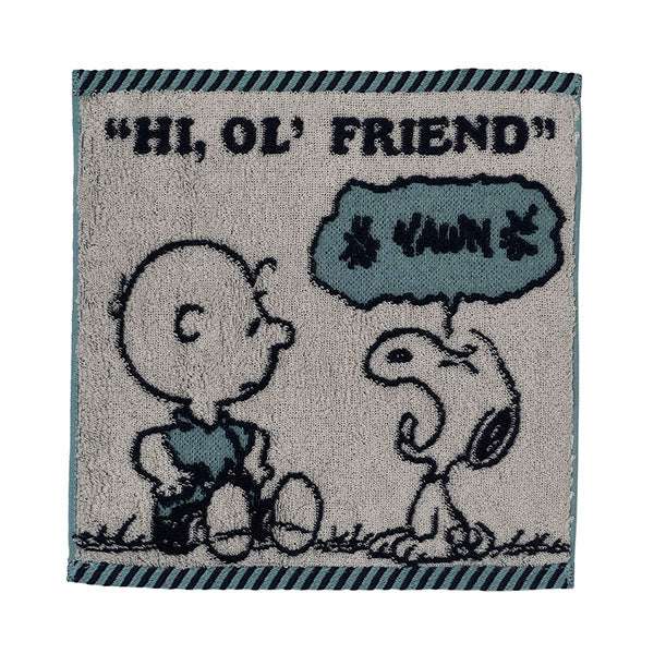 スヌーピー ミニタオル (Yawn)