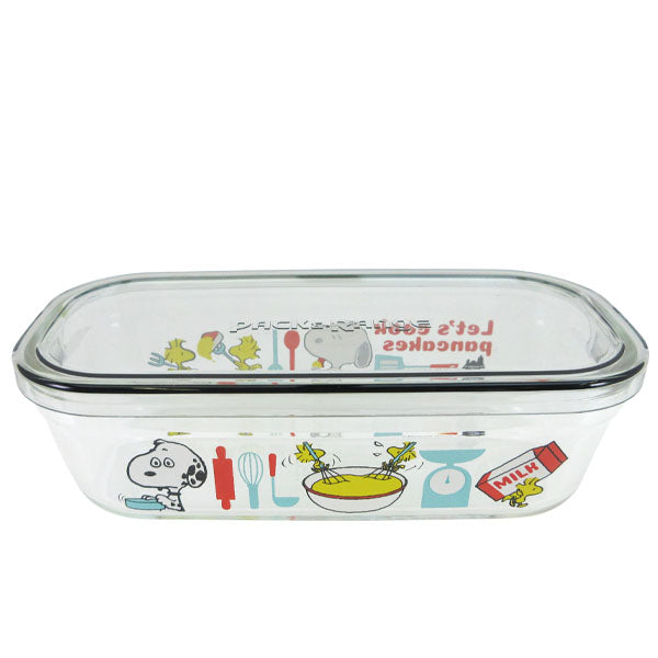 スヌーピー パック&レンジ500ml (Let’s cook pancakes)