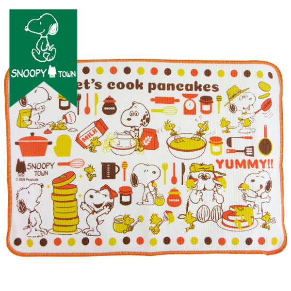 スヌーピー 吸水マット (Let’s cook pancakes)