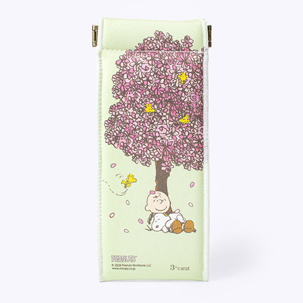 スリムキャンディポーチ・PEANUTS(桜の木の下で)
