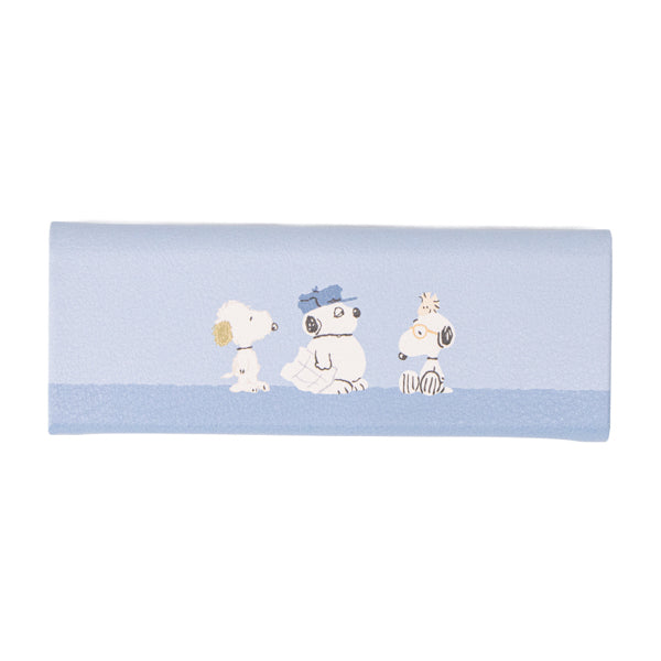 スヌーピー クロス付き折りたたみメガネケース (reading brother)