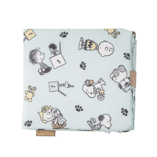 スヌーピー ワイド底板付きエコバッグ (FUNNY PEANUTS)