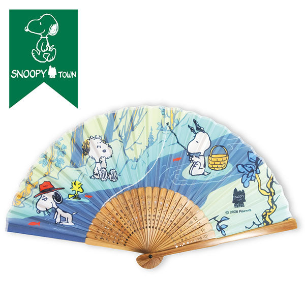 スヌーピー 扇子 (川)