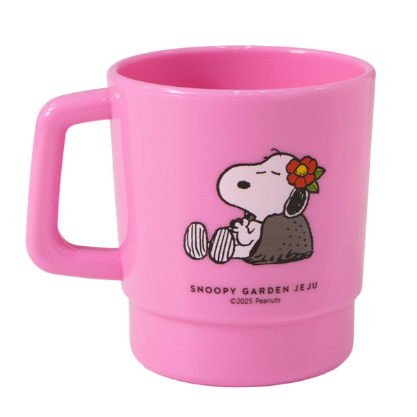 SNOOPY GARDEN スヌーピーマグカップ (椿の花)