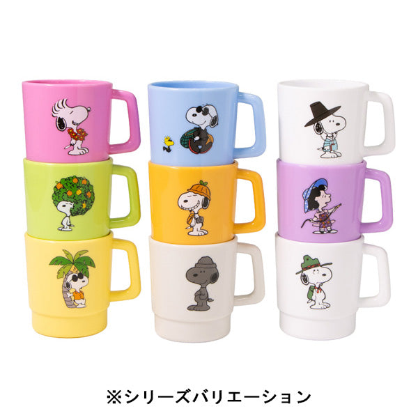 SNOOPY GARDEN スヌーピーマグカップ (椿の花)