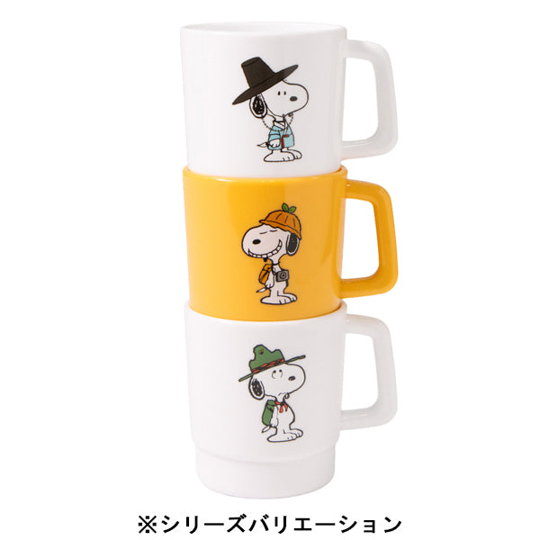 SNOOPY GARDEN スヌーピーマグカップ (椿の花)
