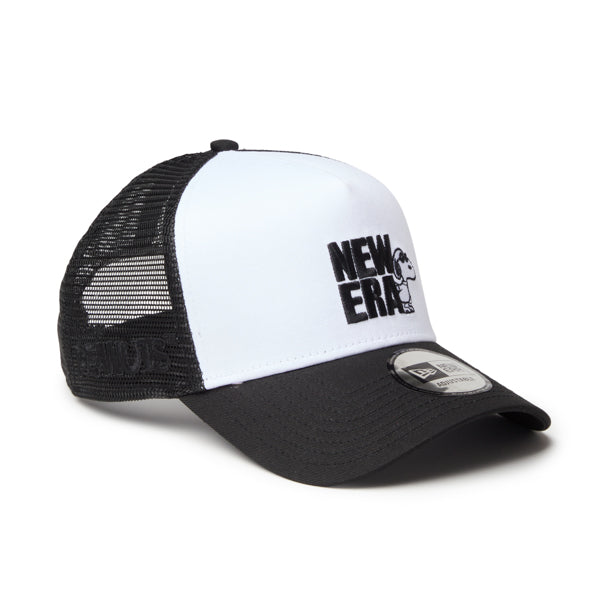 PEANUTS NEW ERA キャップ(940AFTR PEANUTS J COOL BLK WHI 261 / ブラック)