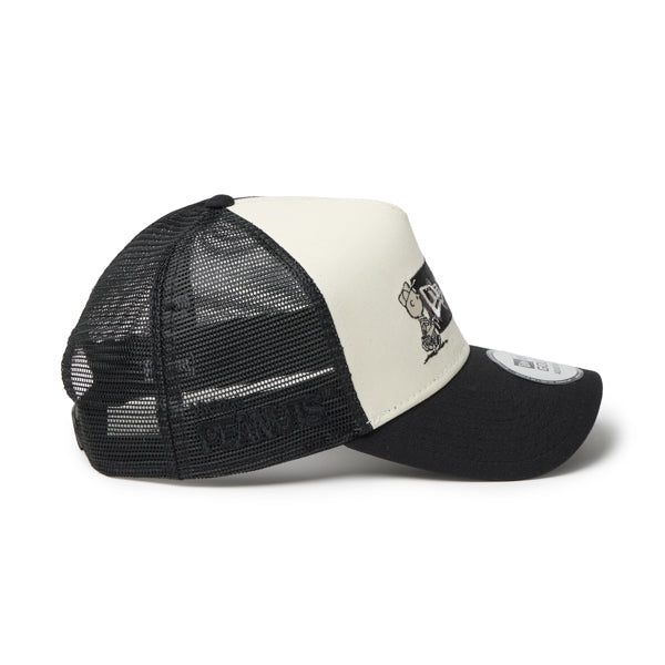 PEANUTS NEW ERA キャップ(GF 940AFTR PEANUTS BOX CRM BLK 261 / クロームホワイト/ブラック)