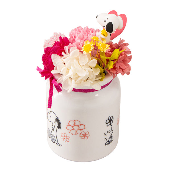 スヌーピーフラワーキャニスター (HUG)