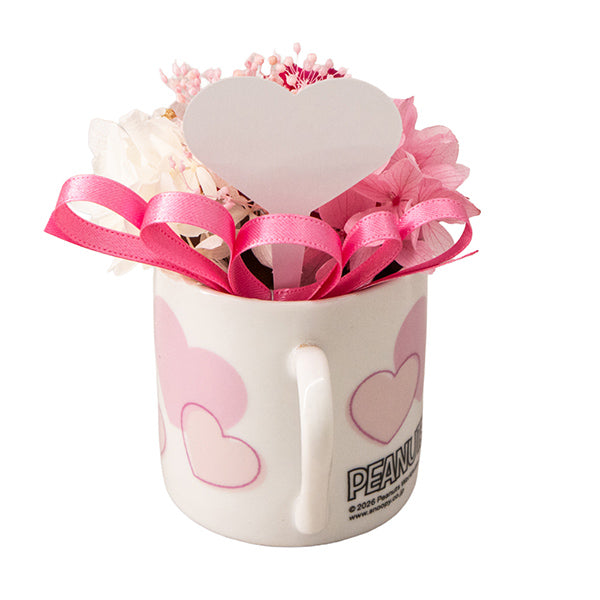 スヌーピーフラワーミニカップ ピンク