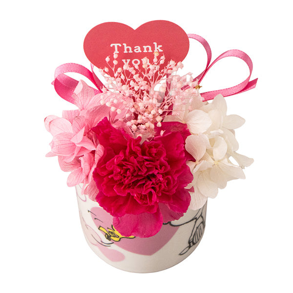 スヌーピーフラワーミニカップ ピンク