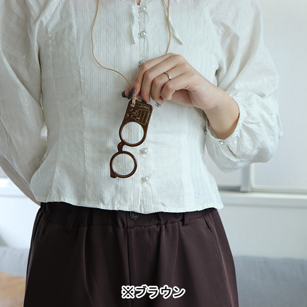 スヌーピー メガネ型ルーペ