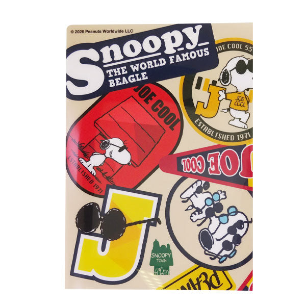 スヌーピー クリアファイルA5見開き (JOE COOL55周年)
