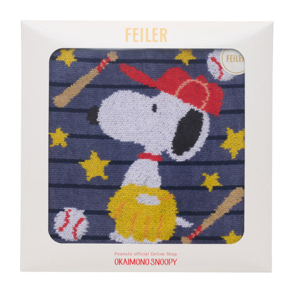 【おかいものSNOOPY限定】※4月22日発売※FEILERハンカチ(Baseball)