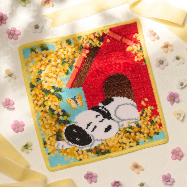 【おかいものSNOOPY限定】※4月22日発売※FEILERハンカチ(Spring sleep)