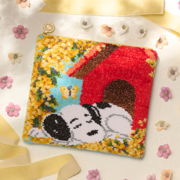 【おかいものSNOOPY限定】※4月22日発売※FEILERポーチ(Spring sleep)