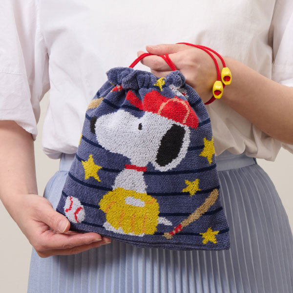 【おかいものSNOOPY限定】※5月13日発売※FEILER巾着(Baseball)