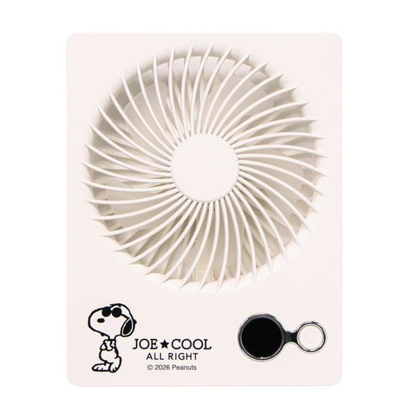 スヌーピー 卓上スタンドファン (クールブラック)