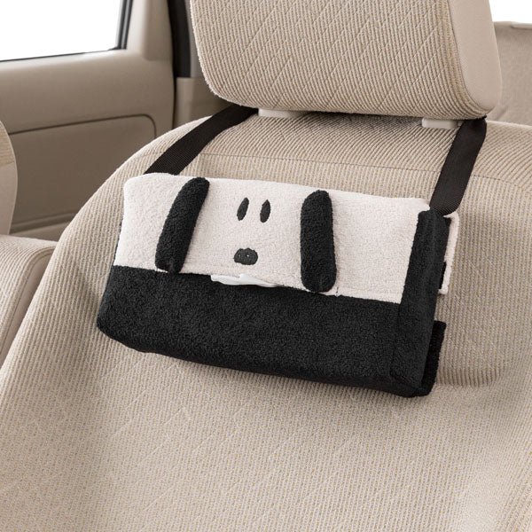 スヌーピー ティッシュカバー (もふもふスヌーピー/ホワイト)