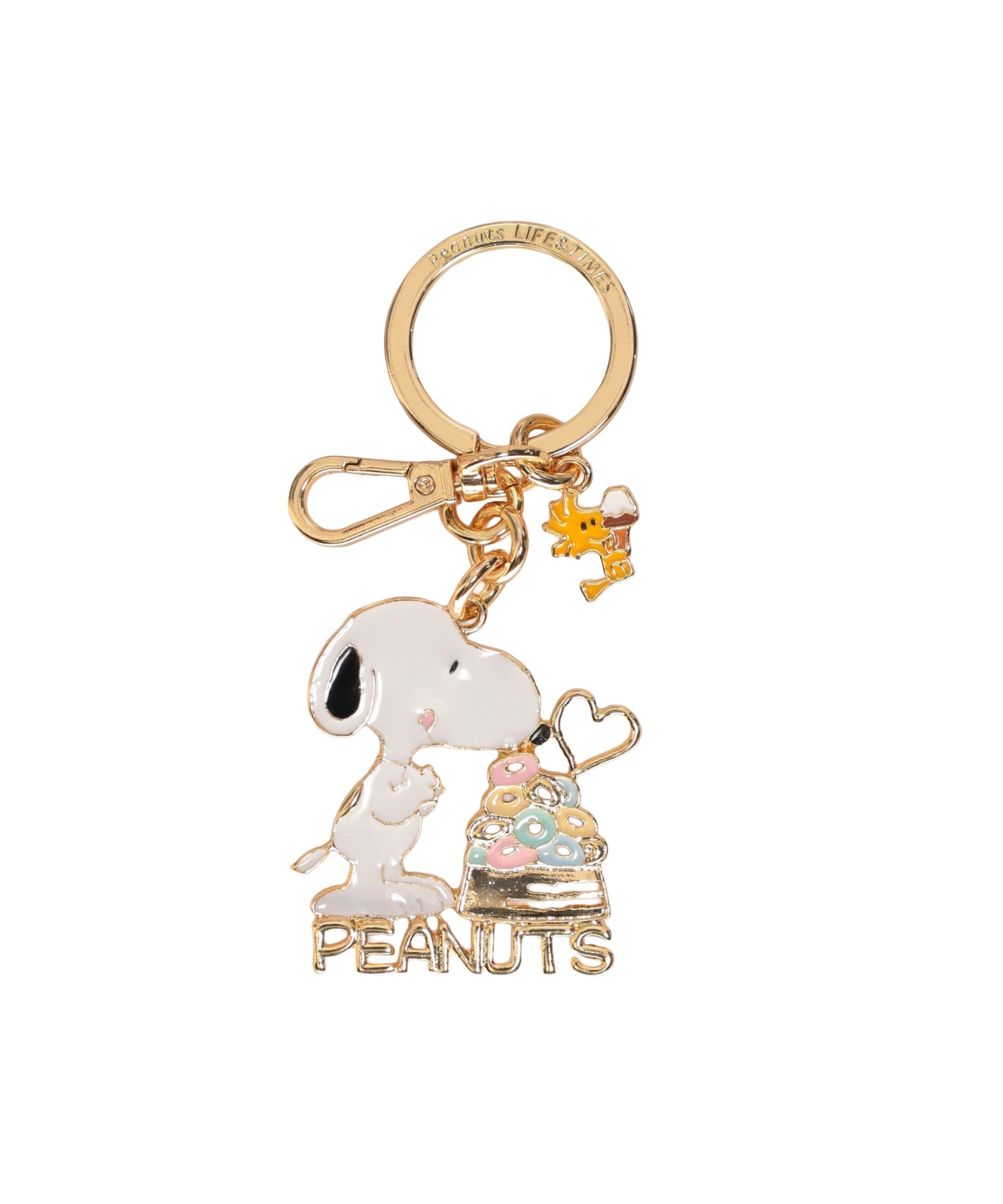 Peanuts LIFE&TIMESオリジナル キーホルダー (ドーナツ)