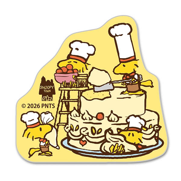 スヌーピー ステッカー3枚セット (BAKING IS FUN!)