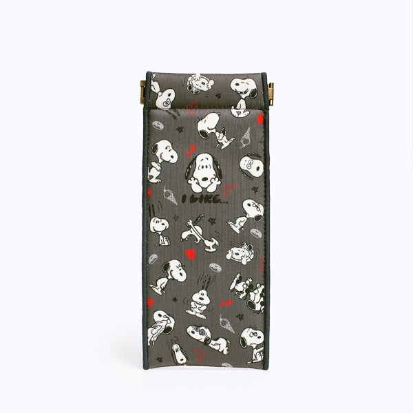 スリムキャンディポーチ・PEANUTS (I Like/BLK)