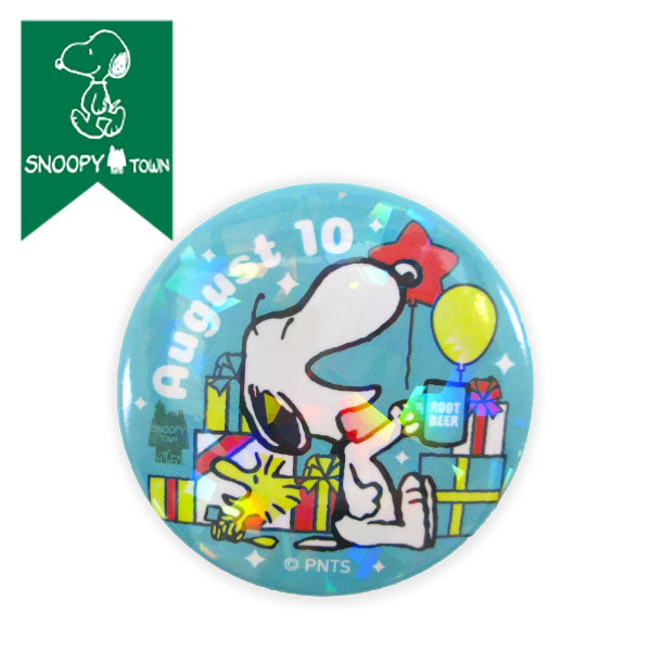 スヌーピー ホログラム缶バッジ BEER (SNOOPY誕生祭2026)