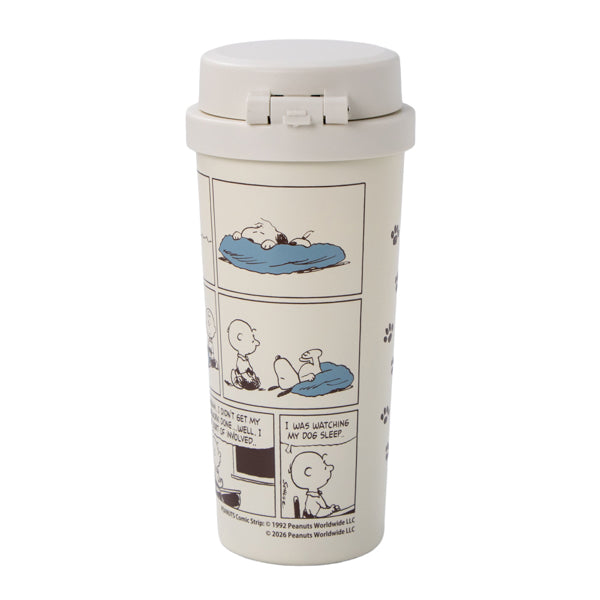 スヌーピー ワンプッシュタンブラー (480ml/コミック柄)