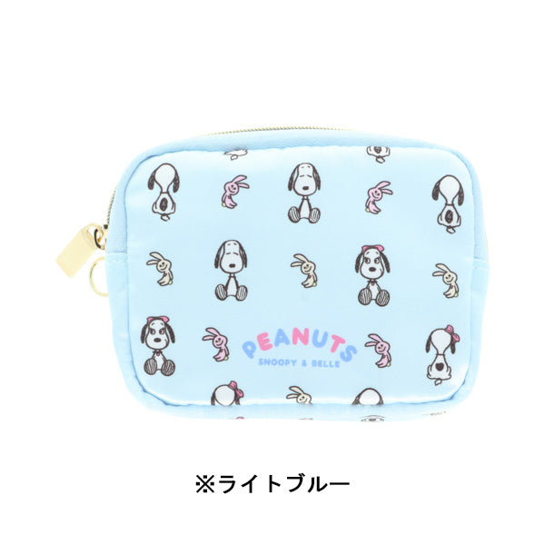スヌーピー サテンミニポーチ (SNOOPY & BELLE)