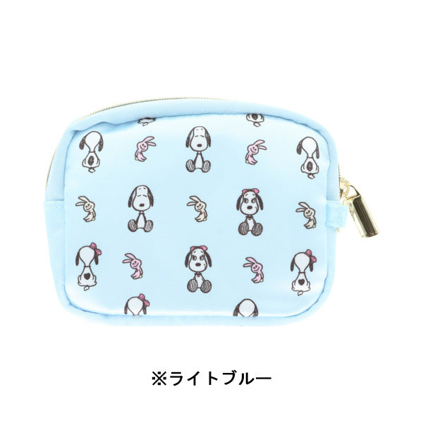 スヌーピー サテンミニポーチ (SNOOPY & BELLE)