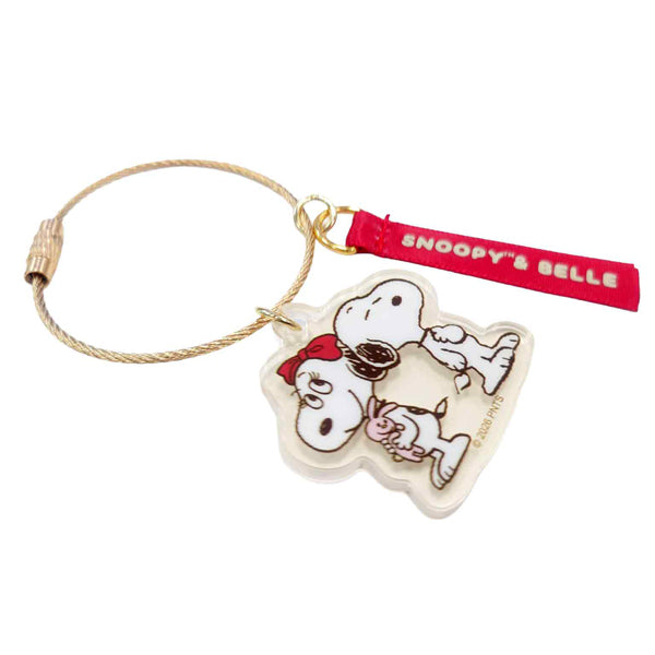 スヌーピー シークレット 2チャームワイヤーキーリング (SNOOPY & BELLE)